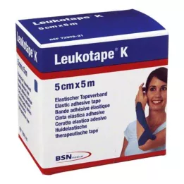 LEUKOTAPE K 5 cm zils, 1 gab