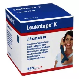 LEUKOTAPE K 7,5 cm zils, 1 gab