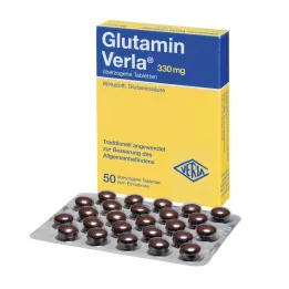 GLUTAMIN VERLA apvalkotās tabletes, 50 gab