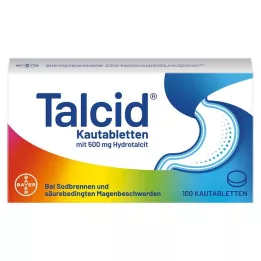 TALCID Košļājamās tabletes, 100 gab