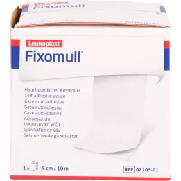 FIXOMULL Adhezive mull 5 cmx10 m, 1 gab