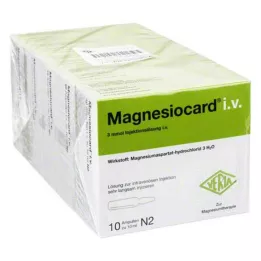 MAGNESIOCARD i.v. Injekcijas šķīdums, 50X10 ml