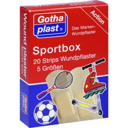 GOTHAPLAST Sportbox sloksnes 5 izmēros, 20 gab