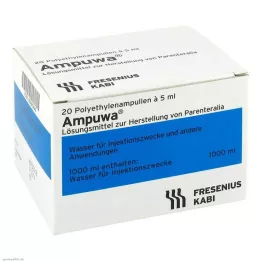 AMPUWA Plastmasas pastiprinātājs. Injekcijas/infūzijas šķīdums, 20X5 ml