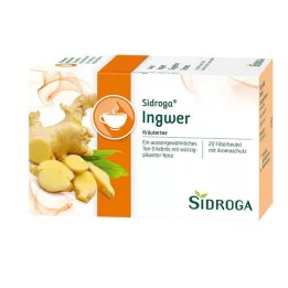 SIDROGA Ingvera tējas filtru maisiņi, 20X0,75 g