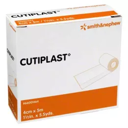 CUTIPLAST 4 cmx5 m brūču pārsējs dozatorā, 1 P