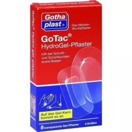 GOTAC HydroGel apmetumi 2 izmēri, 8 gab