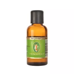 BERGAMOTTE ÖL ēteriskā eļļa organiska, 50 ml