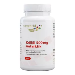 Krila eļļa 500 mg Antarktikas kapsulas, 100 gab