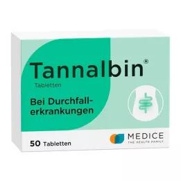 TANNALBIN Tabletes, 50 gab