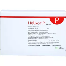HELIXOR P ampulas 20 mg, 50 gab