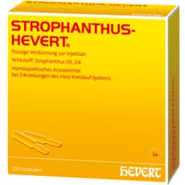 STROPHANTHUS HEVERT Ampulas, 100 gab
