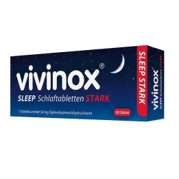 VIVINOX Miega tabletes stipras, 20 gab