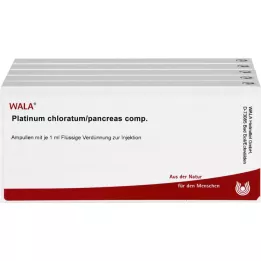 PLATINUM CHLORATUM/PANCREAS kompozīcijas ampulas, 50X1 ml
