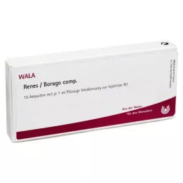 RENES/BORAGO sast. ampulas, 10X1 ml