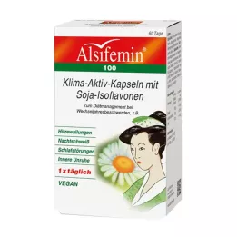 ALSIFEMIN 100 Climate Active ar sojas 1x1 kapsulām, 60 gab