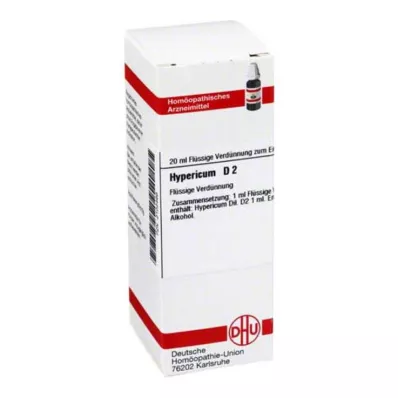 HYPERICUM D 2 Atšķaidījums, 20 ml