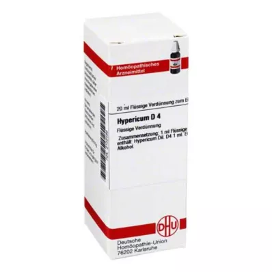 HYPERICUM D 4 Atšķaidījums, 20 ml HYPERICUM D 4 Atšķaidījums, 20 ml