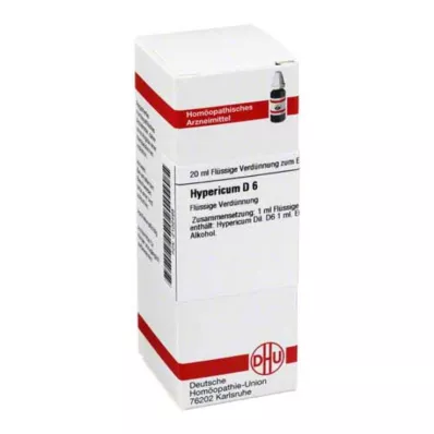 HYPERICUM D 6 Atšķaidījums, 20 ml HYPERICUM D 6 Atšķaidījums, 20 ml