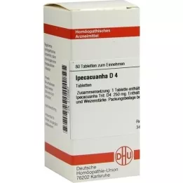 IPECACUANHA D 4 tabletes, 80 gab