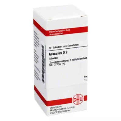 AESCULUS D 2 tabletes, 80 gab