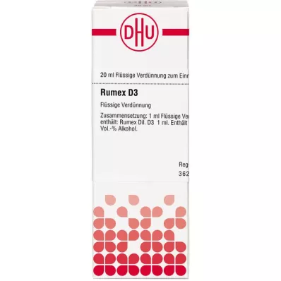RUMEX D 3 atšķaidījums, 20 ml