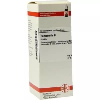 HAMAMELIS Mātes tinktūra, 50 ml HAMAMELIS Mātes tinktūra, 50 ml