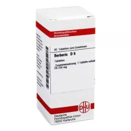BERBERIS D 6 tabletes, 80 gab