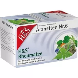 H&amp;S Reimatiskās tējas filtra maisiņš, 20X2,0 g