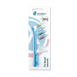 MIRADENT Interd.Pic-Brush ievada komplekts 1H+4B.tra.blue, 1 gab