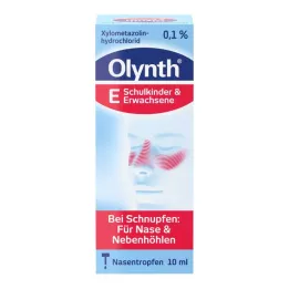OLYNTH 0,1% pieaugušajiem deguna pilieni, 10 ml
