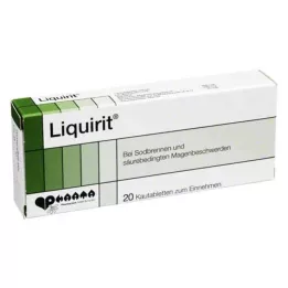 LIQUIRIT Košļājamās tabletes, 20 gab
