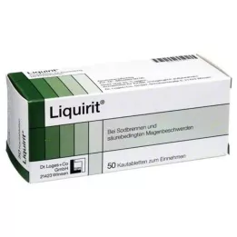 LIQUIRIT Košļājamās tabletes, 50 gab