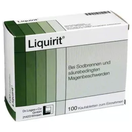 LIQUIRIT Košļājamās tabletes, 100 gab