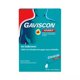 GAVISCON Advance piparmētru suspensija, 12X10 ml