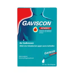 GAVISCON Advance piparmētru suspensija, 24X10 ml