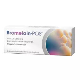 BROMELAIN POS zarnās šķīstošās tabletes, 30 gab