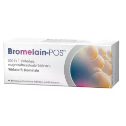 BROMELAIN POS zarnās šķīstošās tabletes, 60 gab