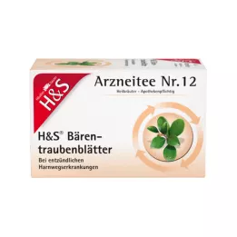 H&amp;S Bearberry tējas filtru maisiņi, 20X2,7 g