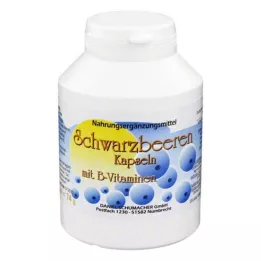 SCHWARZBEEREN Kapsulas, 180 gab