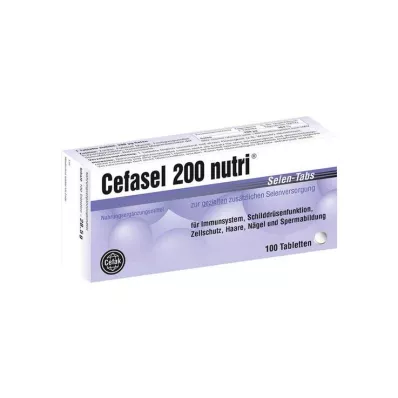 CEFASEL 200 nutri Selenium-Tabs, 100 gab CEFASEL 200 nutri Selenium-Tabs, 100 gab