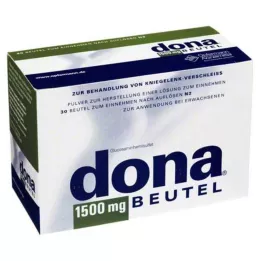 DONA 1500 mg pulveris šķīduma iekšķīgai lietošanai pagatavošanai, paciņas, 30 gab