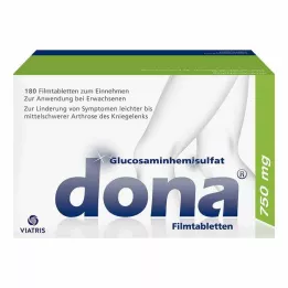 DONA 750 mg apvalkotās tabletes, 180 gab