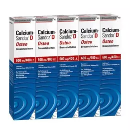 CALCIUM SANDOZ D Osteo putojošās tabletes, 100 gab