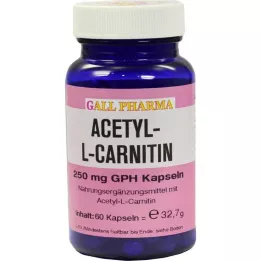 ACETYL-L-CARNITIN 250 mg kapsulas, 60 gab