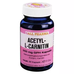 ACETYL-L-CARNITIN 500 mg kapsulas, 30 gab