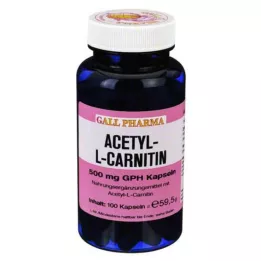 ACETYL-L-CARNITIN 500 mg kapsulas, 100 gab