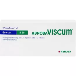 ABNOBAVISCUM Quercus D 20 ampulas, 8 gab