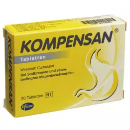 KOMPENSAN Tabletes 340 mg, 20 gab
