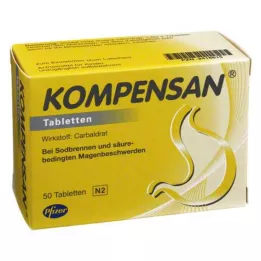 KOMPENSAN Tabletes 340 mg, 50 gab
